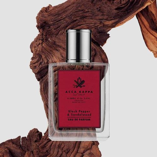 ACCA KAPPA Black Pepper &amp; Sandalwood Eau de Parfum 100ml MENS FRAGRANCE - Zabecca Living