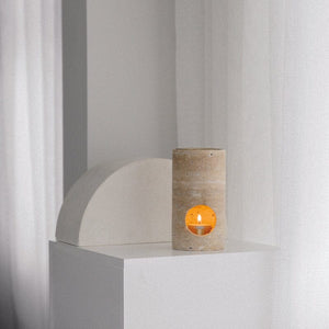ADDITION STUDIO Synergy Oil Burner Beige - Travertine General - Zabecca Living