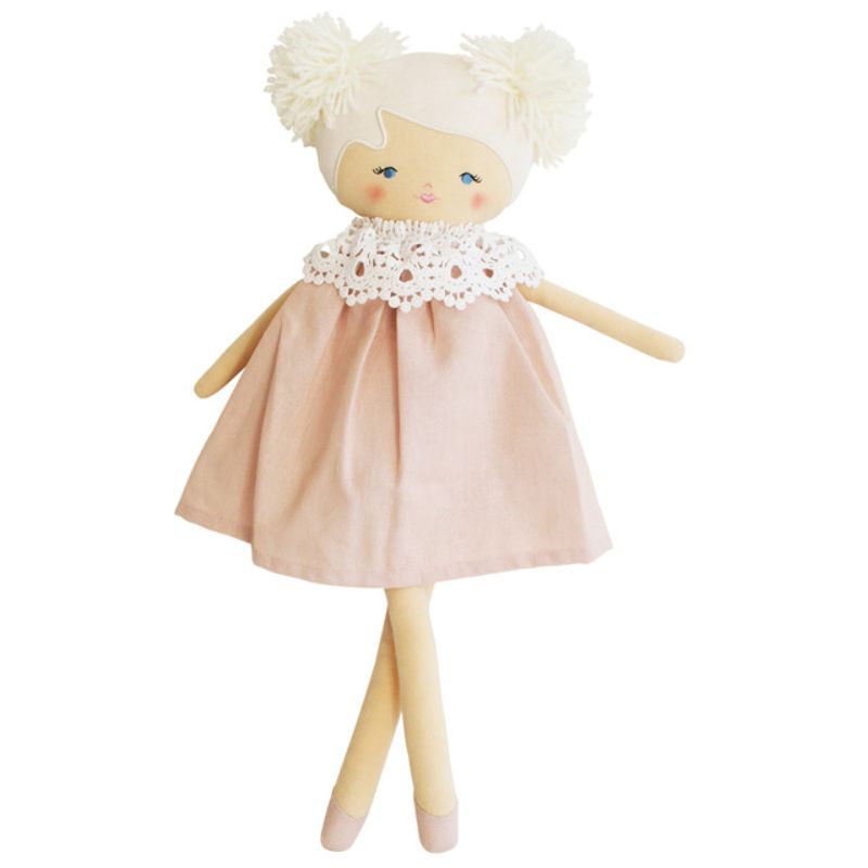 ALIMROSE Aggie Doll 45cm - Pale Pink TODDLER (1-3 Yrs) - Zabecca Living