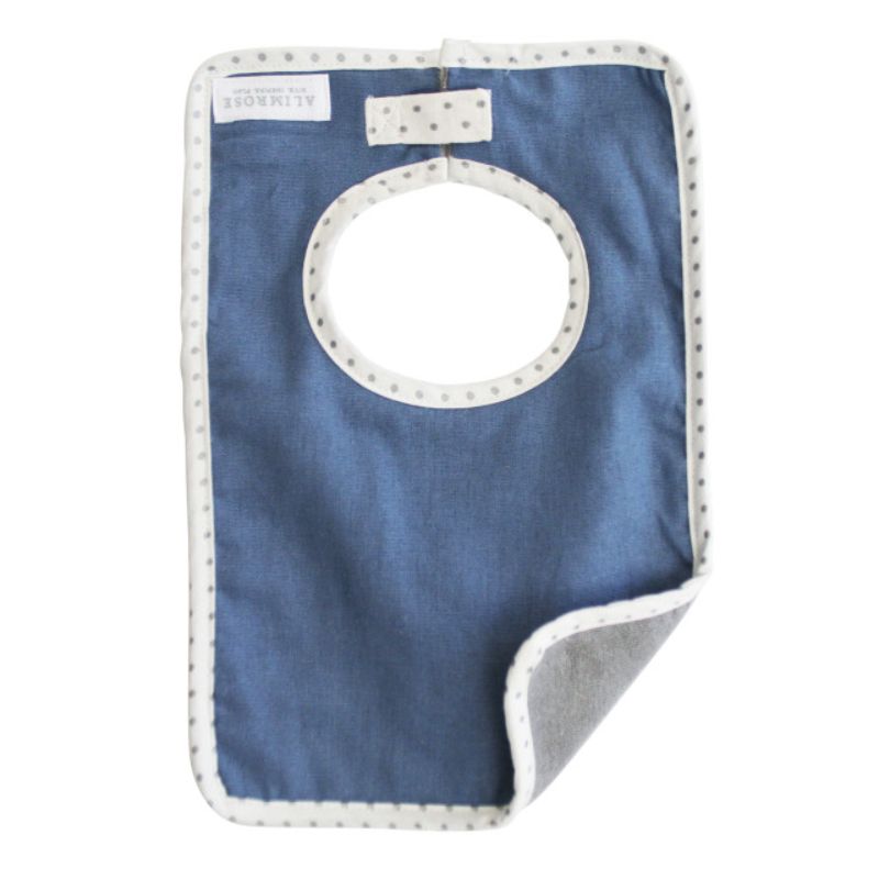ALIMROSE Bobby Bib - Chambray Linen BABY (0-12 Mths) - Zabecca Living