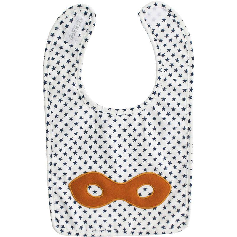 ALIMROSE Hero Mask Bib - Navy Star BABY (0-12 Mths) - Zabecca Living