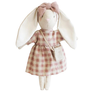 ALIMROSE Mini Sofia Bunny - Rose Check PRE-SCHOOL (3-5 Yrs) - Zabecca Living
