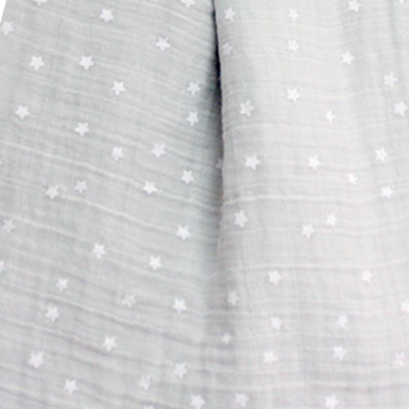 ALIMROSE Starry Night Muslin Swaddle - Dove Grey BABY BLANKET - Zabecca Living