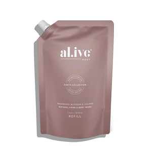 AL.IVE BODY Wash Refill - Raspberry Blossom & Juniper HAND AND BODY WASH - Zabecca Living