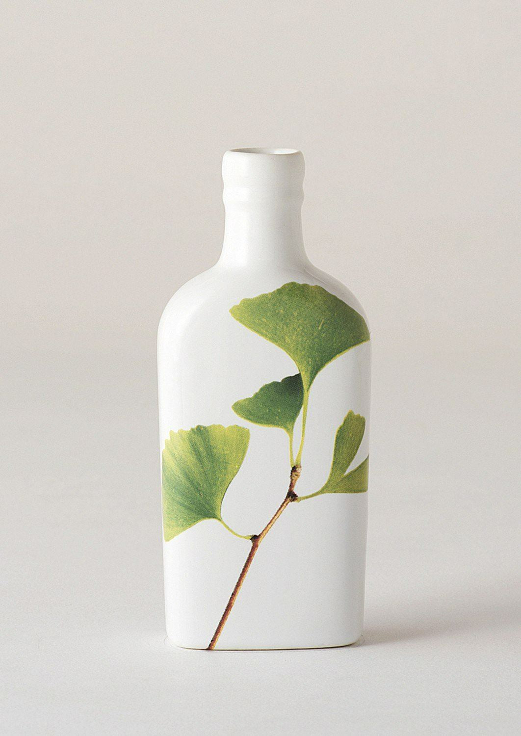 ANGUS & CELESTE Botanic Bottle - Ginkgo VASE - Zabecca Living