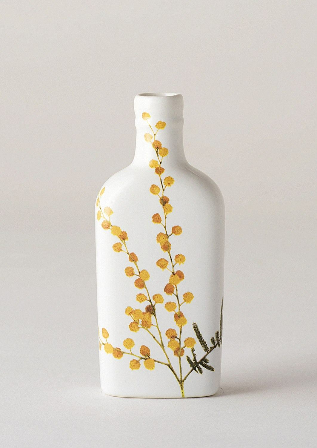 ANGUS & CELESTE Botanic Bottle - Wattle VASE - Zabecca Living