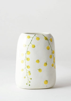 ANGUS & CELESTE Pebble Vase - Wattle Sprigs VASE - Zabecca Living