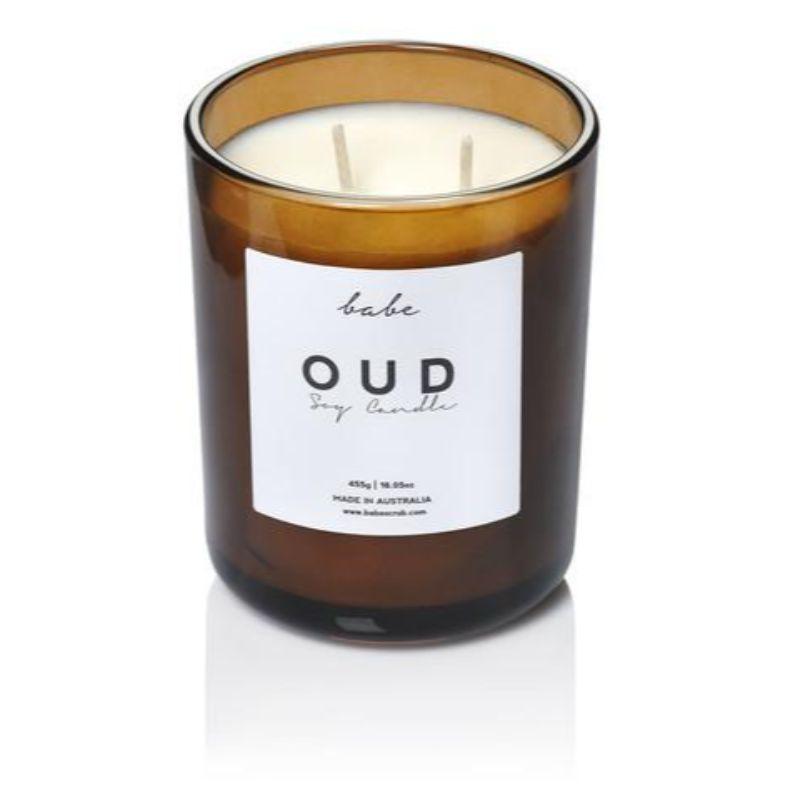 BABE Luxury Soy Candle - Oud CANDLE - Zabecca Living
