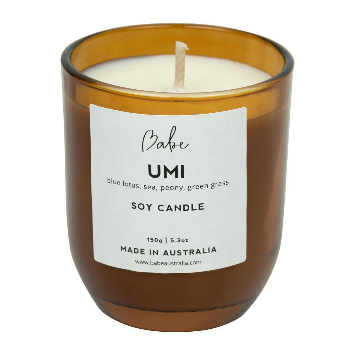 BABE Luxury Soy Candle - Umi CANDLE - Zabecca Living