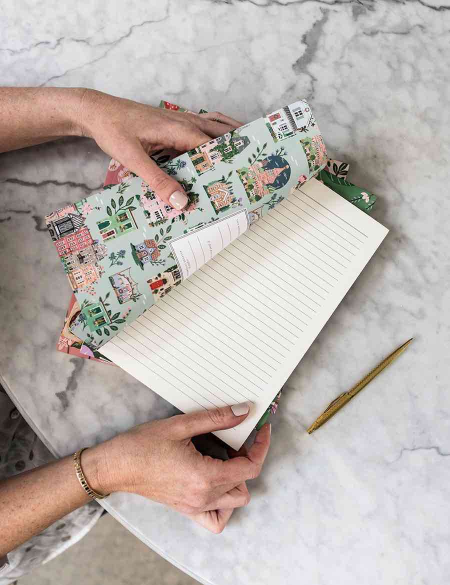 BESPOKE LETTERPRESS Around the World Workbook Notebooks - Zabecca Living