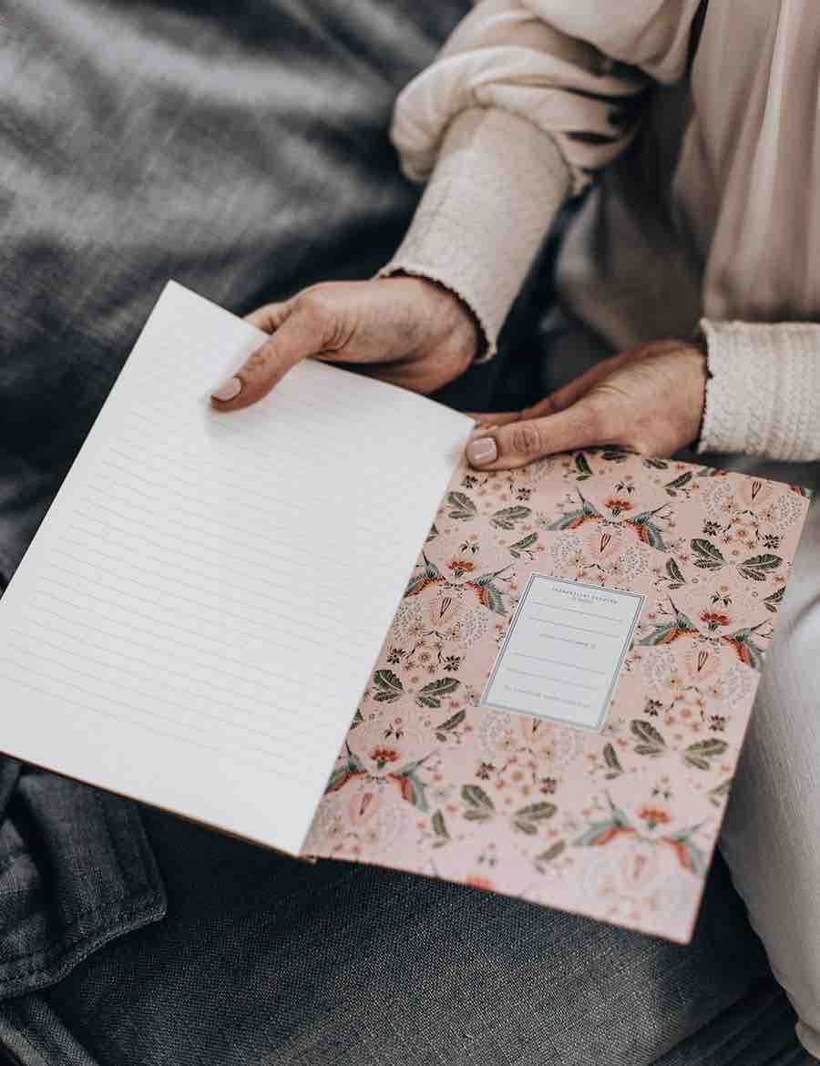 BESPOKE LETTERPRESS Desktop Notebook Lorikeets - Lined Notebooks - Zabecca Living