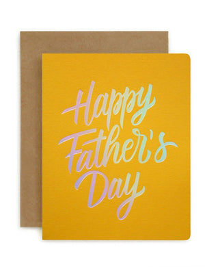 BESPOKE LETTERPRESS - Happy Father's Day Fathers Day Card - Zabecca Living
