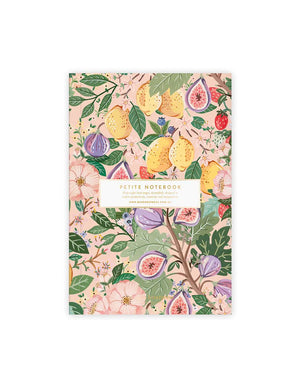BESPOKE LETTERPRESS Petite Notebook Summer Fruit - Lined Notebooks - Zabecca Living
