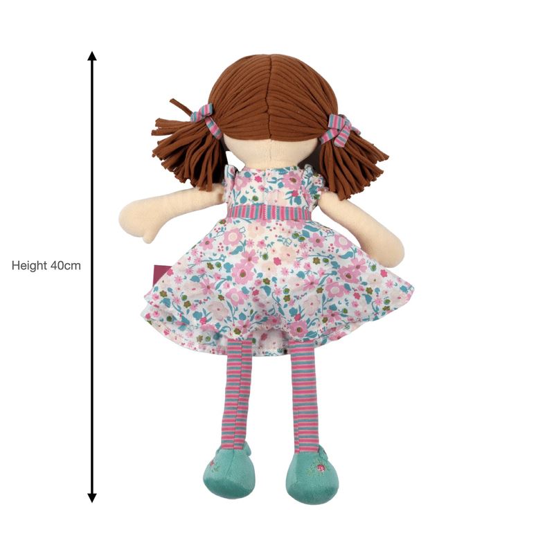 BONIKKA Katy Dames Doll with Brown Hair TODDLER (1-3 Yrs) - Zabecca Living