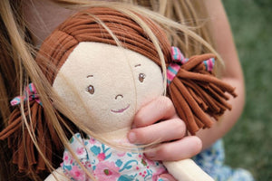 BONIKKA Katy Dames Doll with Brown Hair TODDLER (1-3 Yrs) - Zabecca Living