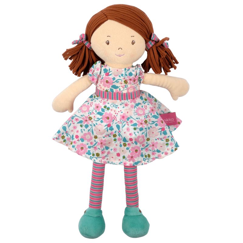 BONIKKA Katy Dames Doll with Brown Hair TODDLER (1-3 Yrs) - Zabecca Living