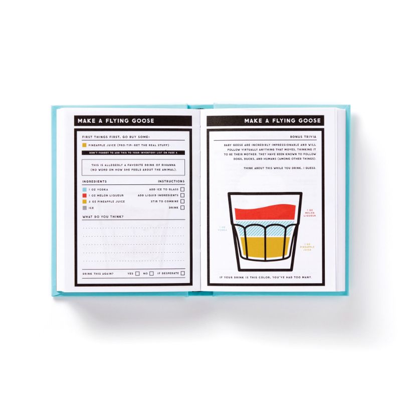 BRASS MONKEY Bar None Drink Journal BOOK - Zabecca Living