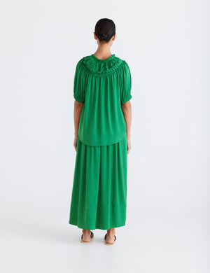 BRAVE AND TRUE Bistro Top - Emerald Shirts & Blouses - Zabecca Living