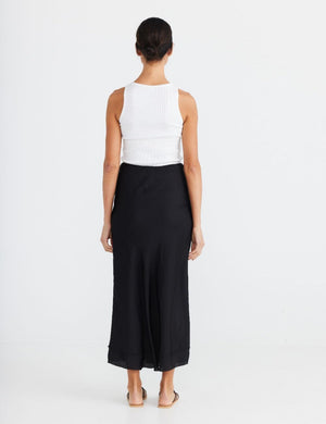 BRAVE AND TRUE Carrington Skirt - Black Skirt - Zabecca Living