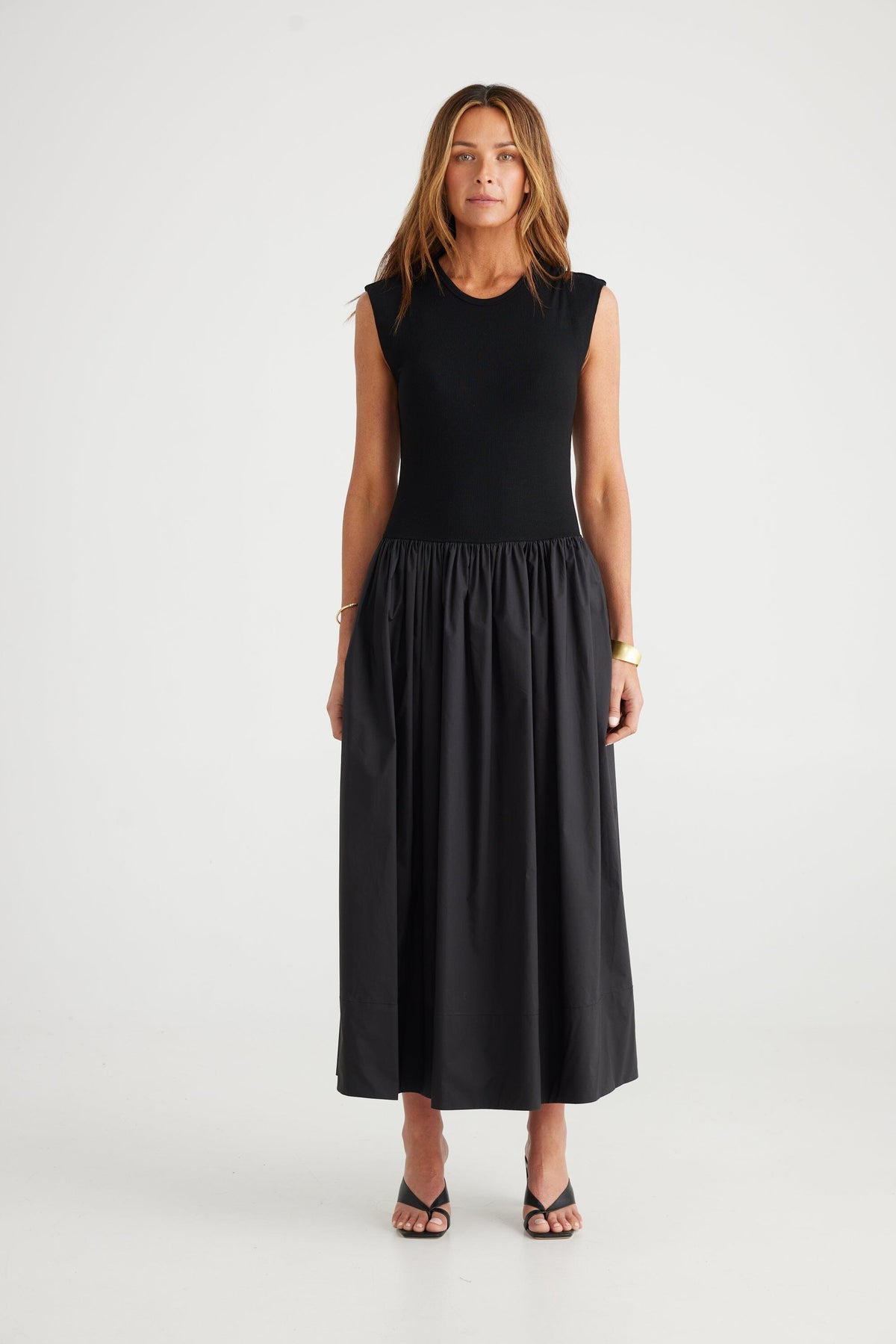 BRAVE AND TRUE Daphne Dress - Black Dress - Zabecca Living
