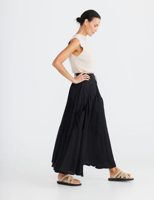 BRAVE AND TRUE Kindred Skirt - Black Skirt - Zabecca Living