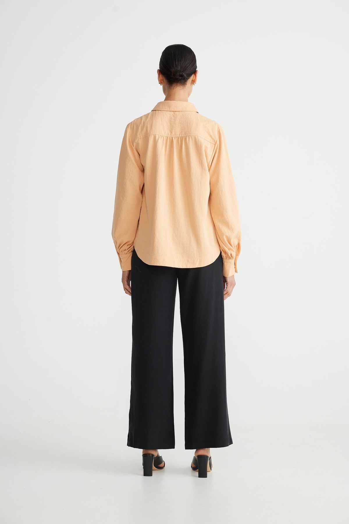 BRAVE AND TRUE Torrent Shirt - Cantelope Shirts &amp; Blouses - Zabecca Living
