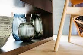 BRIAN TUNKS Cut Glass Small Vase - Copper VASE - Zabecca Living