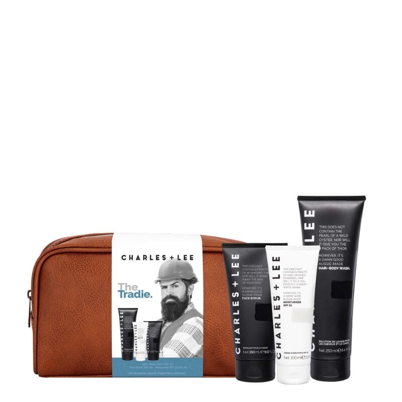 CHARLES + LEE The Tradie Gift Pack Mens Body - Zabecca Living