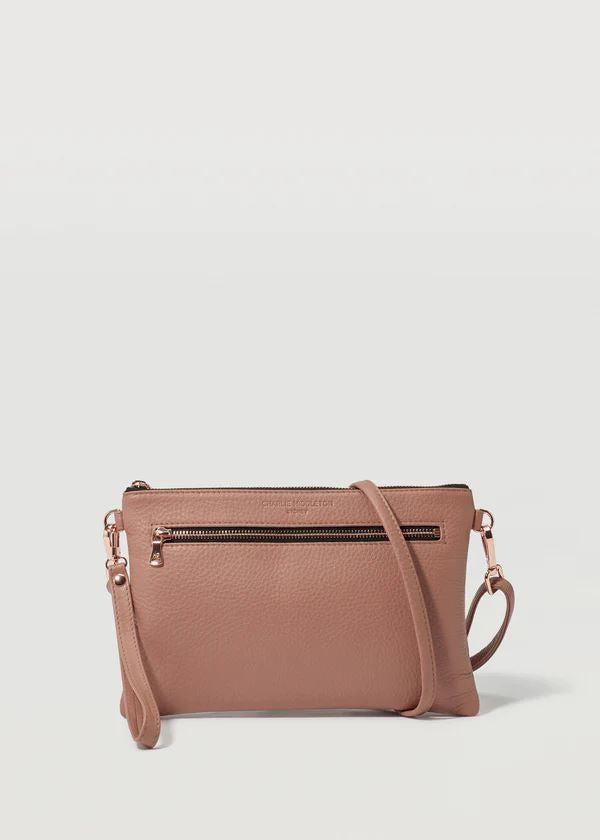 CHARLIE MIDDLETON Ballet Dual Zip Crossbody - Gold HANDBAG - Zabecca Living