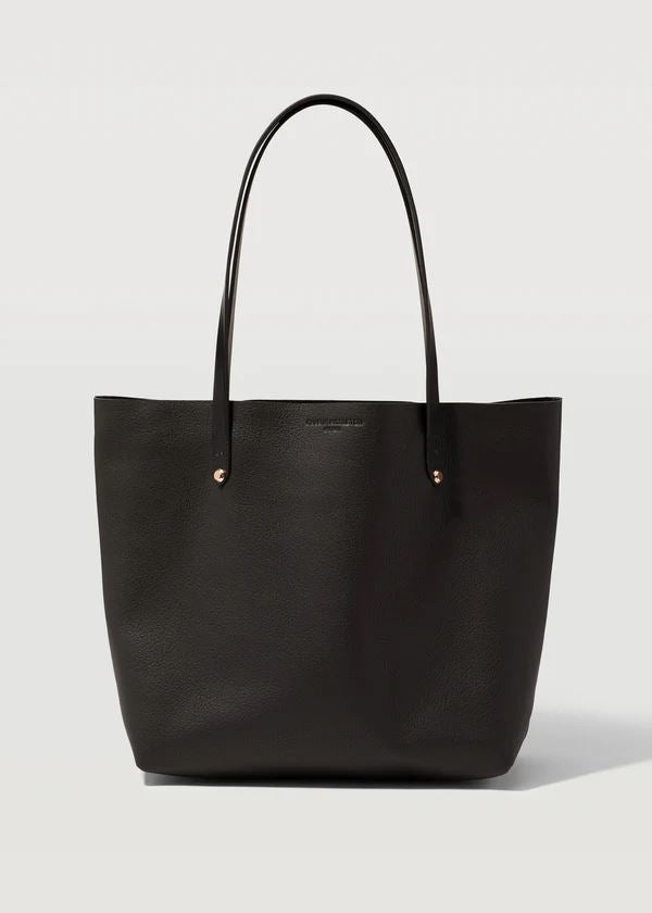 CHARLIE MIDDLETON Black Nappa Mini Bespoke Tote - Black HANDBAG - Zabecca Living