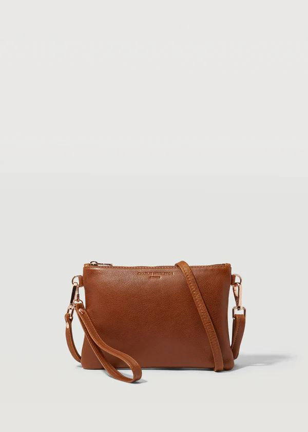 CHARLIE MIDDLETON Cedar Essential Crossbody - Gold HANDBAG - Zabecca Living