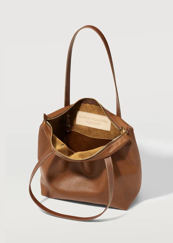 CHARLIE MIDDLETON Cedar Mini Bespoke Zippered Tote - Rose HANDBAG - Zabecca Living