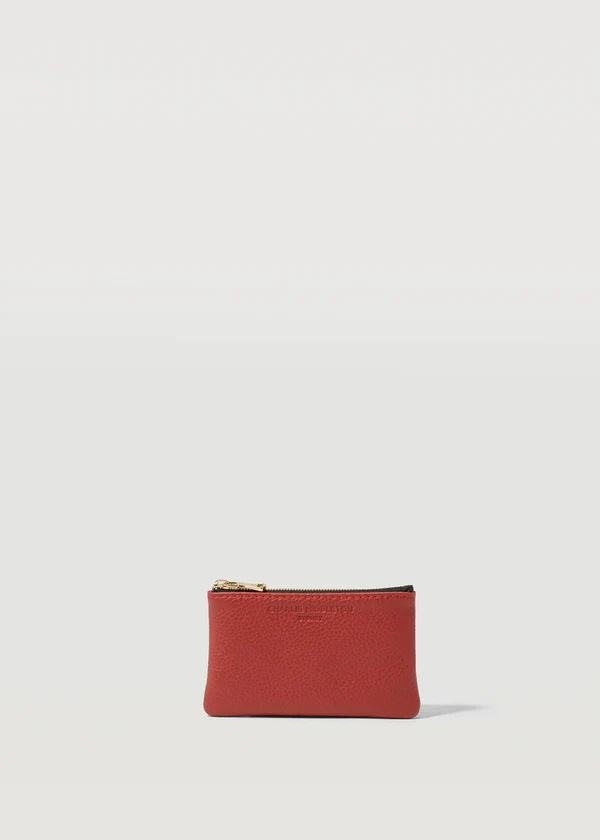 CHARLIE MIDDLETON Crimson Coin Purse - Gold Purse - Zabecca Living
