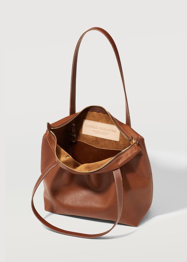 CHARLIE MIDDLETON Mini Bespoke Zip Tote - Cedar bag - Zabecca Living