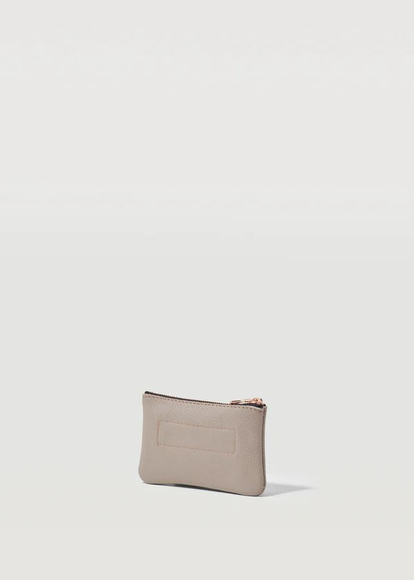 CHARLIE MIDDLETON Taupe Coin Purse - Gold Purse - Zabecca Living