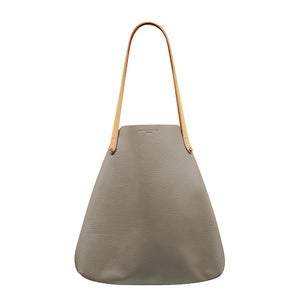 CHARLIE MIDDLETON Taupe Vogue Mini Bespoke Tote - Natural Handles bag - Zabecca Living