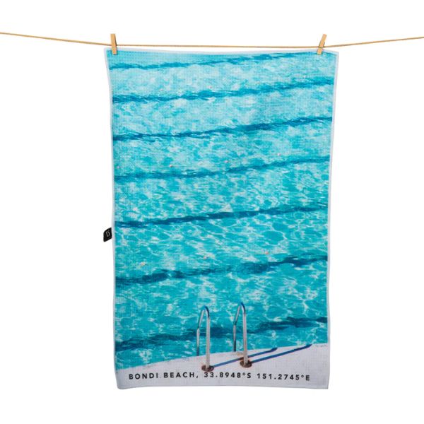 DESTINATION LABEL Tea Towel - Dreamy Lanes TEA TOWEL - Zabecca Living