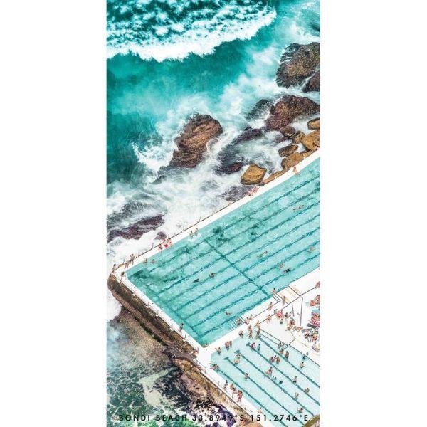 DESTINATION LABEL Towel - Iceberg Summer towel - Zabecca Living