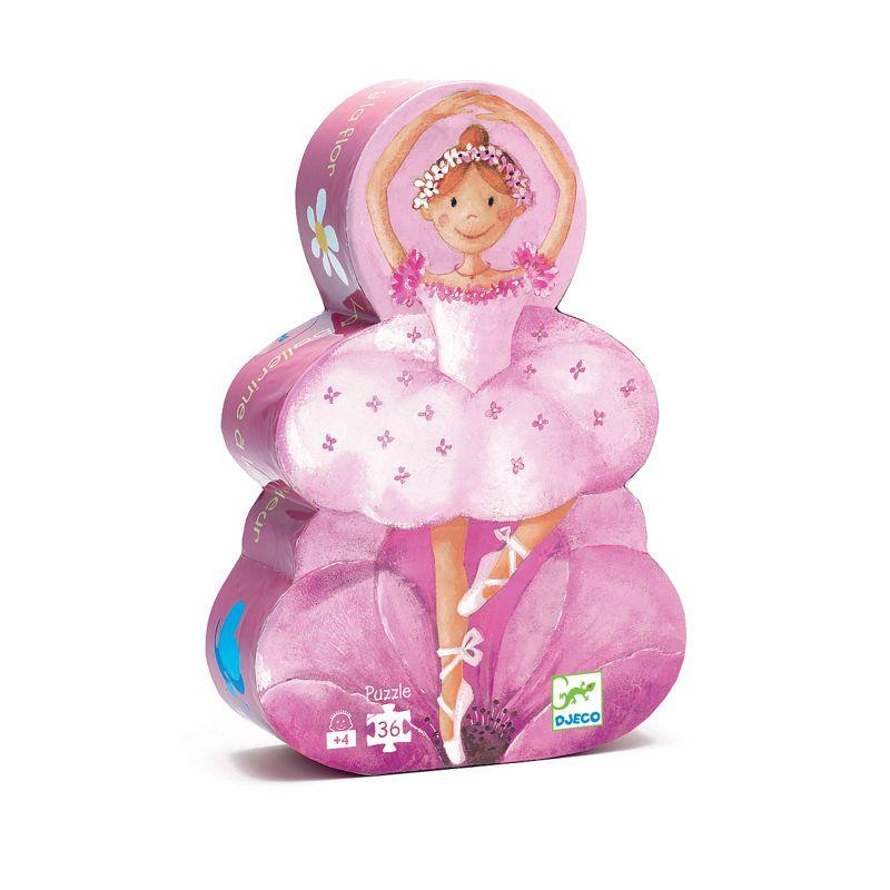 DJECO Ballerina 36pc Silhouette Puzzle KIDS (5+ Yrs) - Zabecca Living