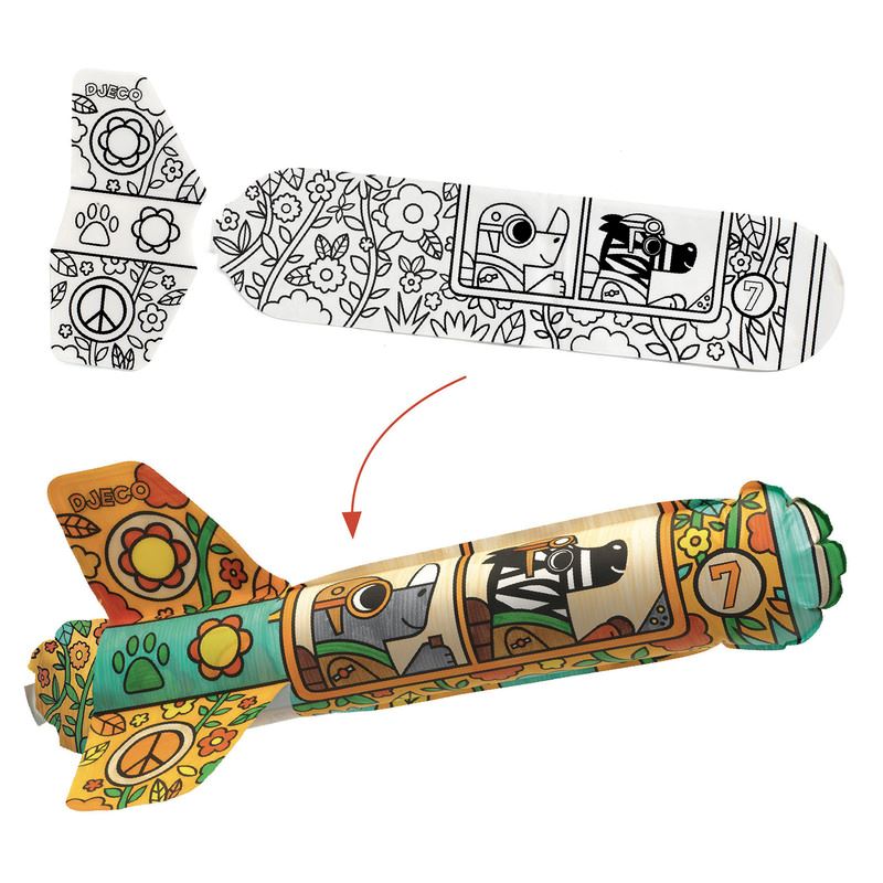 DJECO Do It Yourself To The Sky Rockets KIDS (5+ Yrs) - Zabecca Living