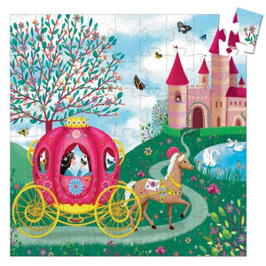 DJECO Elise's Carriage 54pc Silhouette Puzzle KIDS (5+ Yrs) - Zabecca Living