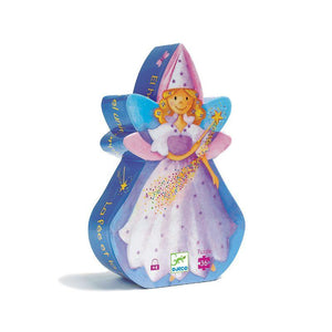 DJECO Fairy And Unicorn 36pc Silhouette Puzzle PRE-SCHOOL (3-5 Yrs) - Zabecca Living