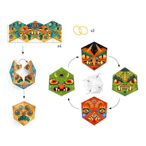 DJECO Paper Creations - Flexmonsters KIDS (5+ Yrs) - Zabecca Living