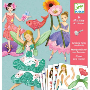 DJECO Paper Puppets - Fairies KIDS (5+ Yrs) - Zabecca Living