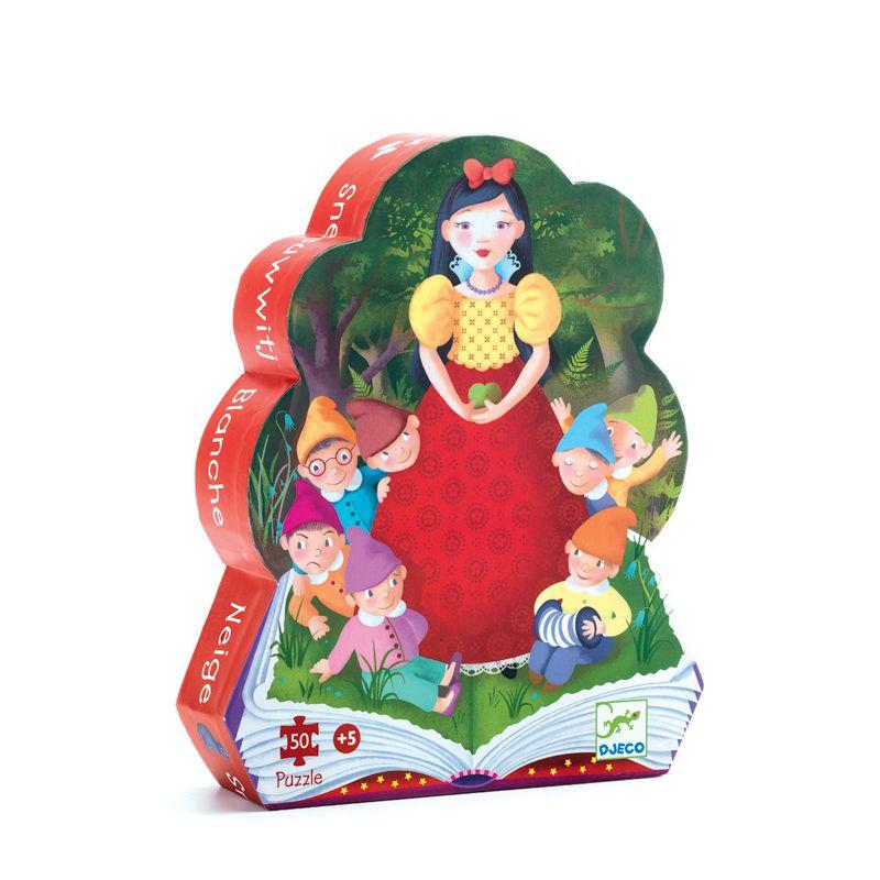 DJECO Snow White 50pc Silhouette Puzzle PRE-SCHOOL (3-5 Yrs) - Zabecca Living