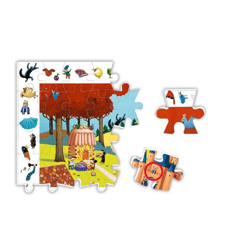 DJECO Tales 54pc Observation Puzzle PRE-SCHOOL (3-5 Yrs) - Zabecca Living