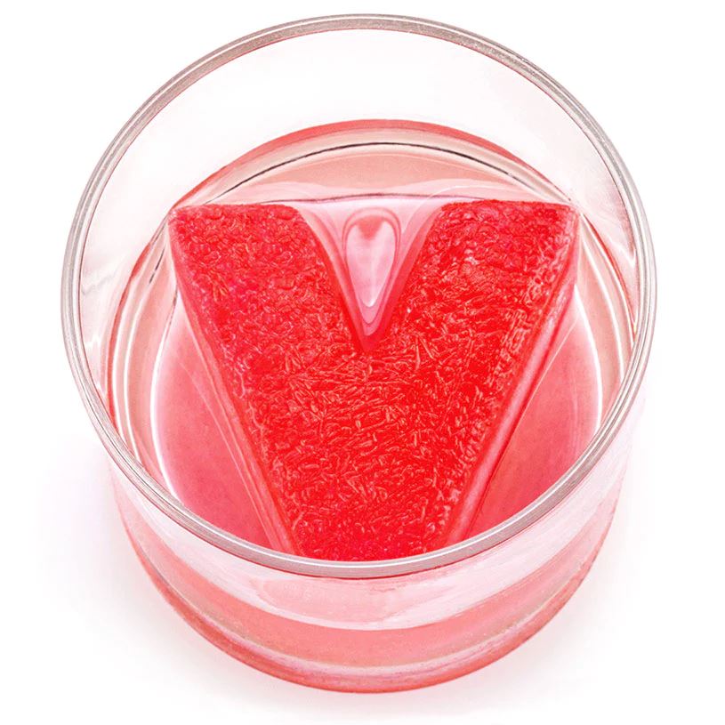 DRINK PLINKS Letter V Silicone Tray DRINKWARE - Zabecca Living