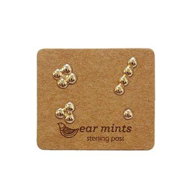 EAR MINTS Circle Set of 4 Earrings Earrings GOLD - Zabecca Living