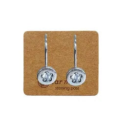 EAR MINTS Cubic 5 Stone Disc FH Earrings - Zabecca Living