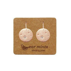 EAR MINTS Cubic Starburst Disc Hook Earrings Earrings ROSE GOLD - Zabecca Living